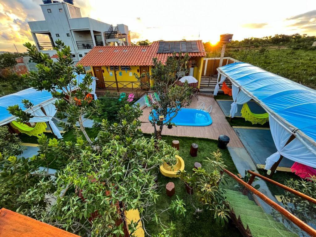 Alto Paraíso de Goiás Camping Reino De Andalasia מראה חיצוני תמונה
